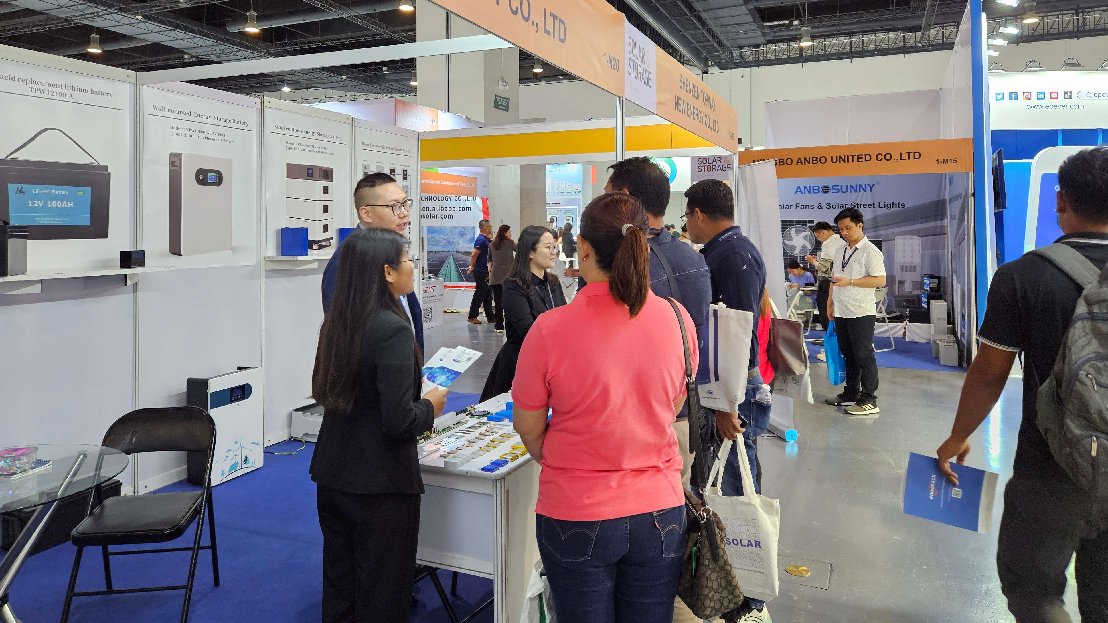 Topway New Energy参加2024 Solar&Storage Live Philippines，帮助中国的钠离子和锂离子电池出国